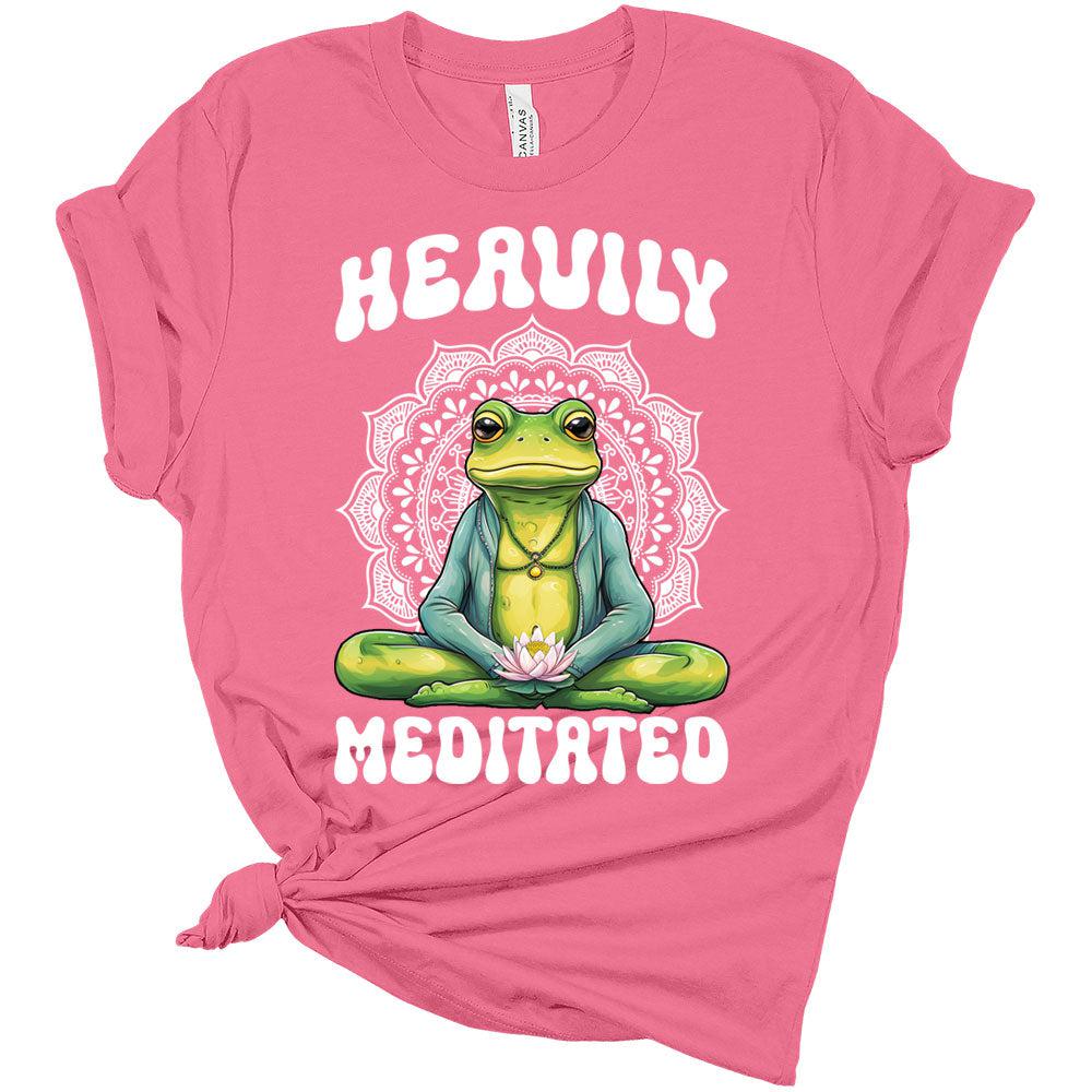 Women's Yoga Shirts Funny Workout Tops Cute Zen Animal Graphic Tees Short Sleeve Summer Tshirts for Women