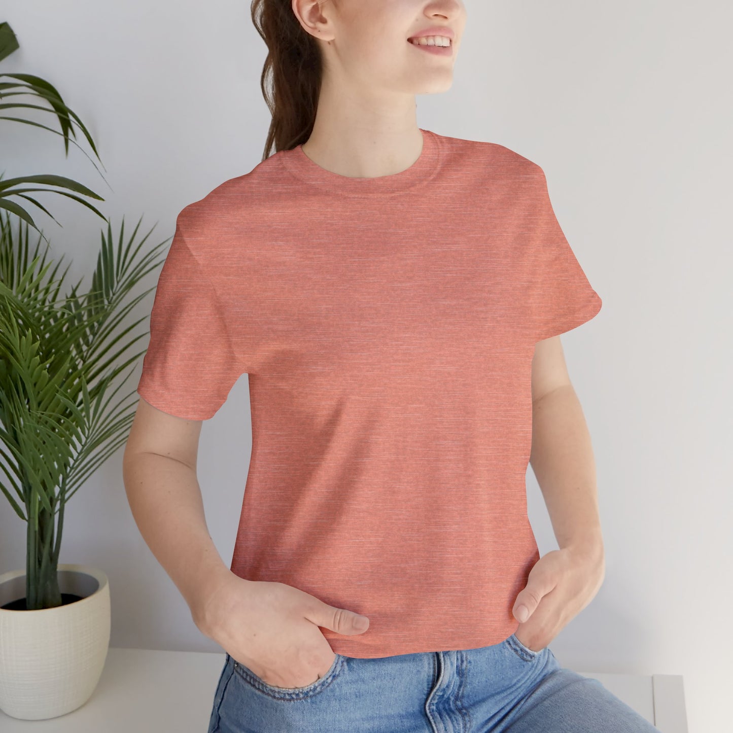 Womens Heather Prism Sunset T Shirts Premium Casual Short Sleeve Shirts Oversized Tops