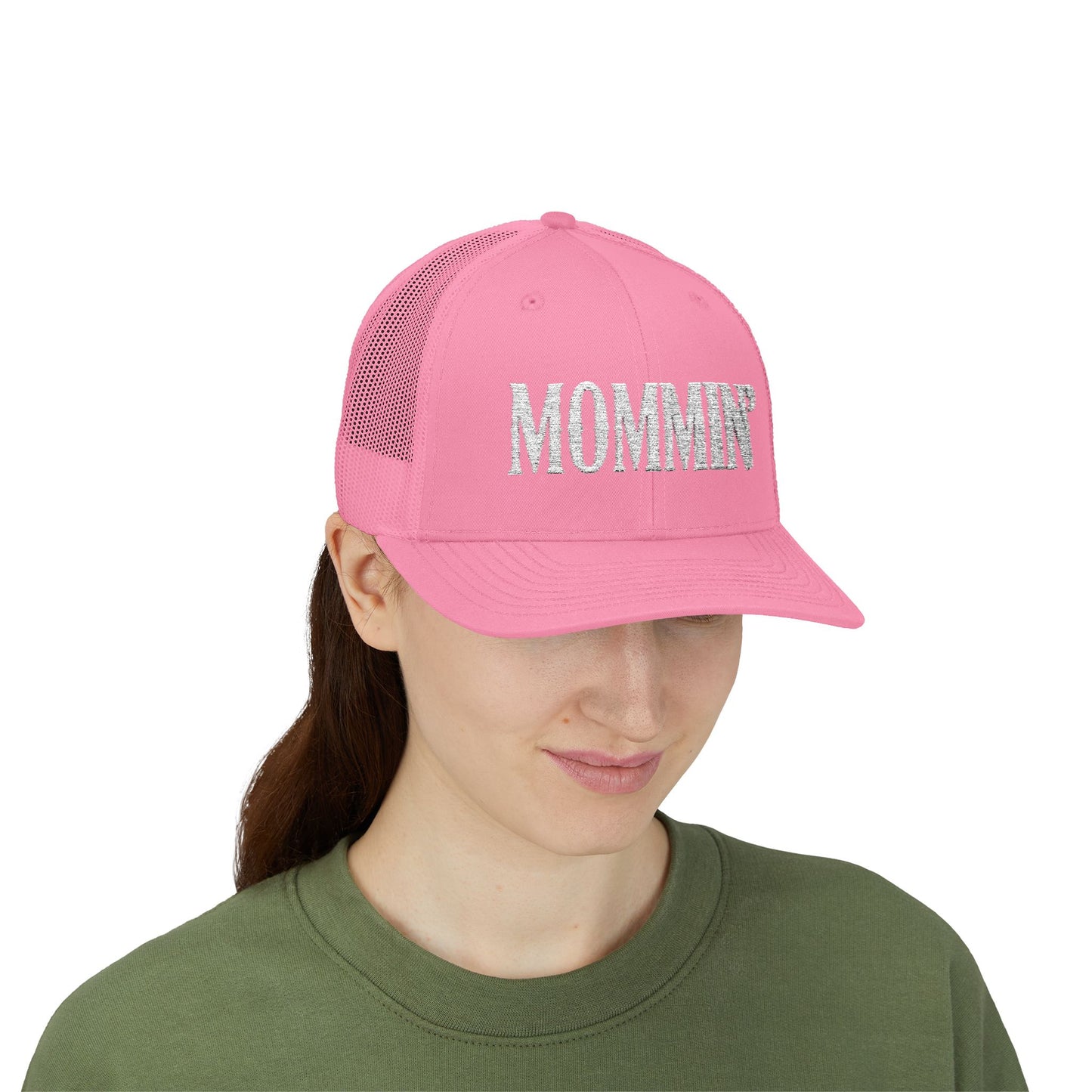 Mommin Trucker Hat For Women Trendy Vintage Embroidered Cute Premium Cute Baseball Caps