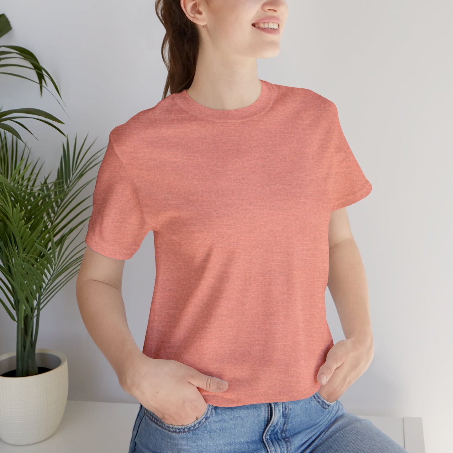 Womens Heather Sunset T Shirts Premium Casual Short Sleeve Shirts Oversized Tops
