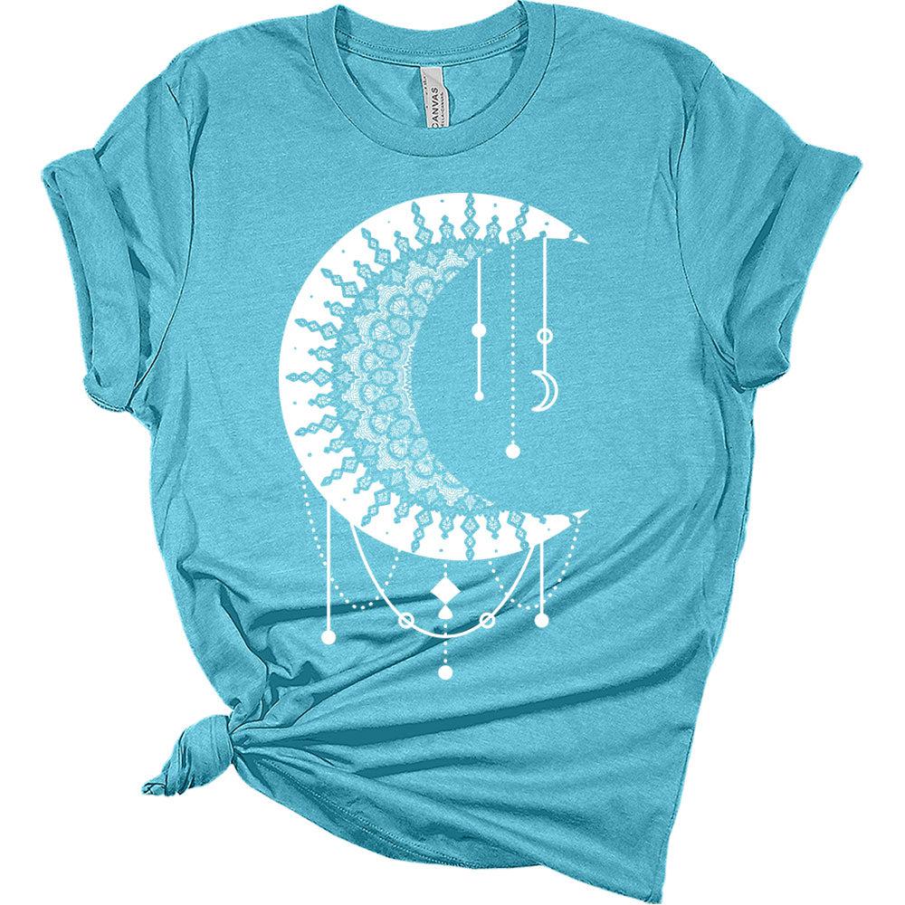 Womens Mandala Shirt Casual Cute Graphic Tees