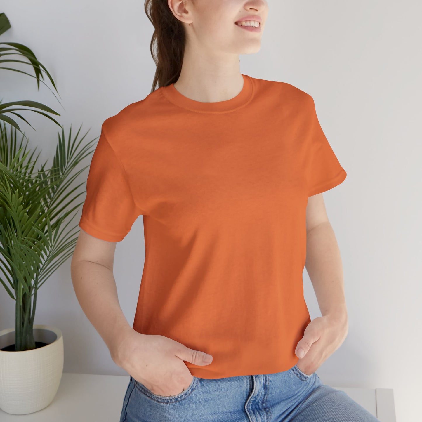 Womens Burnt Orange T Shirts Premium Casual Short Sleeve Shirts Oversized Tops