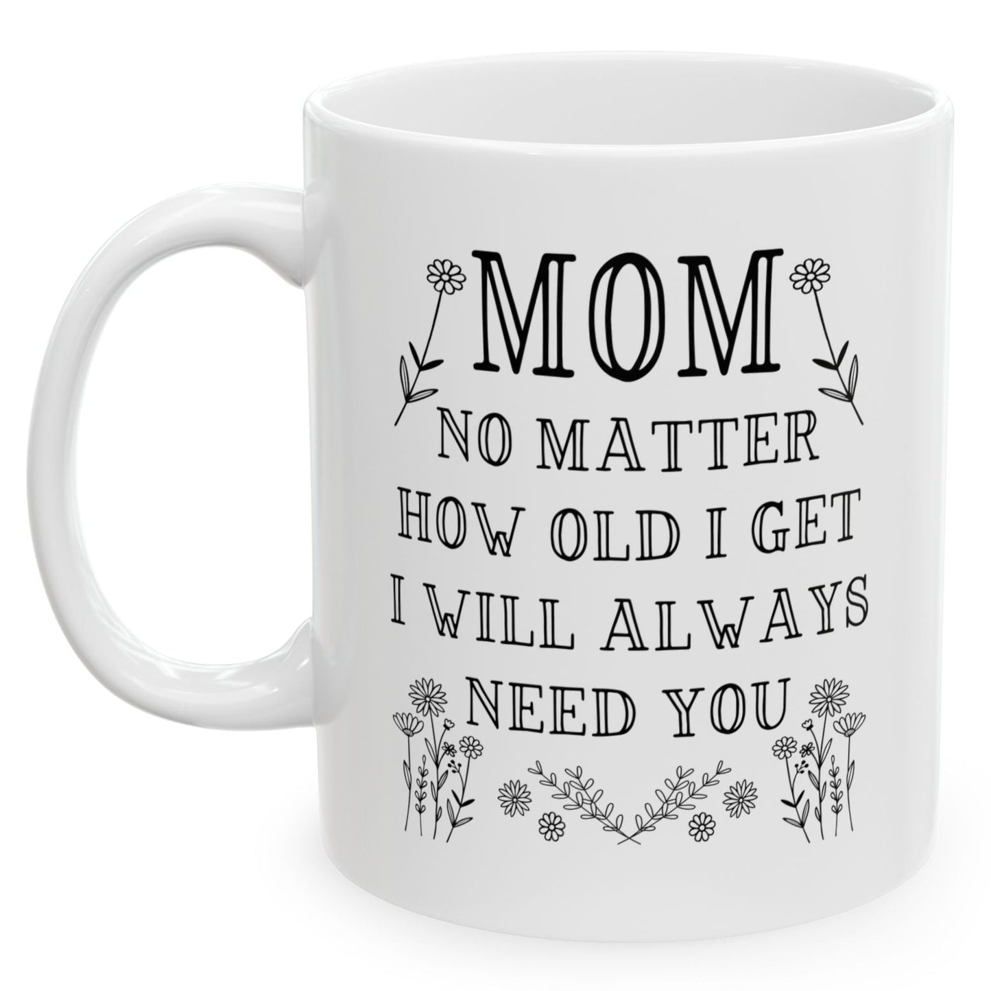 Mother's Day Gifts I Will Always Need You 11oz Unique Coffee Cup Mug