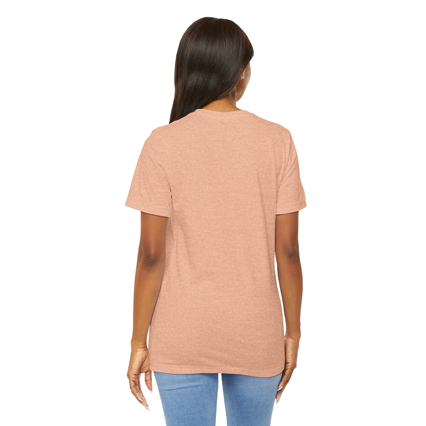 Womens Heather Peach T Shirts Premium Casual Short Sleeve Shirts Oversized Tops