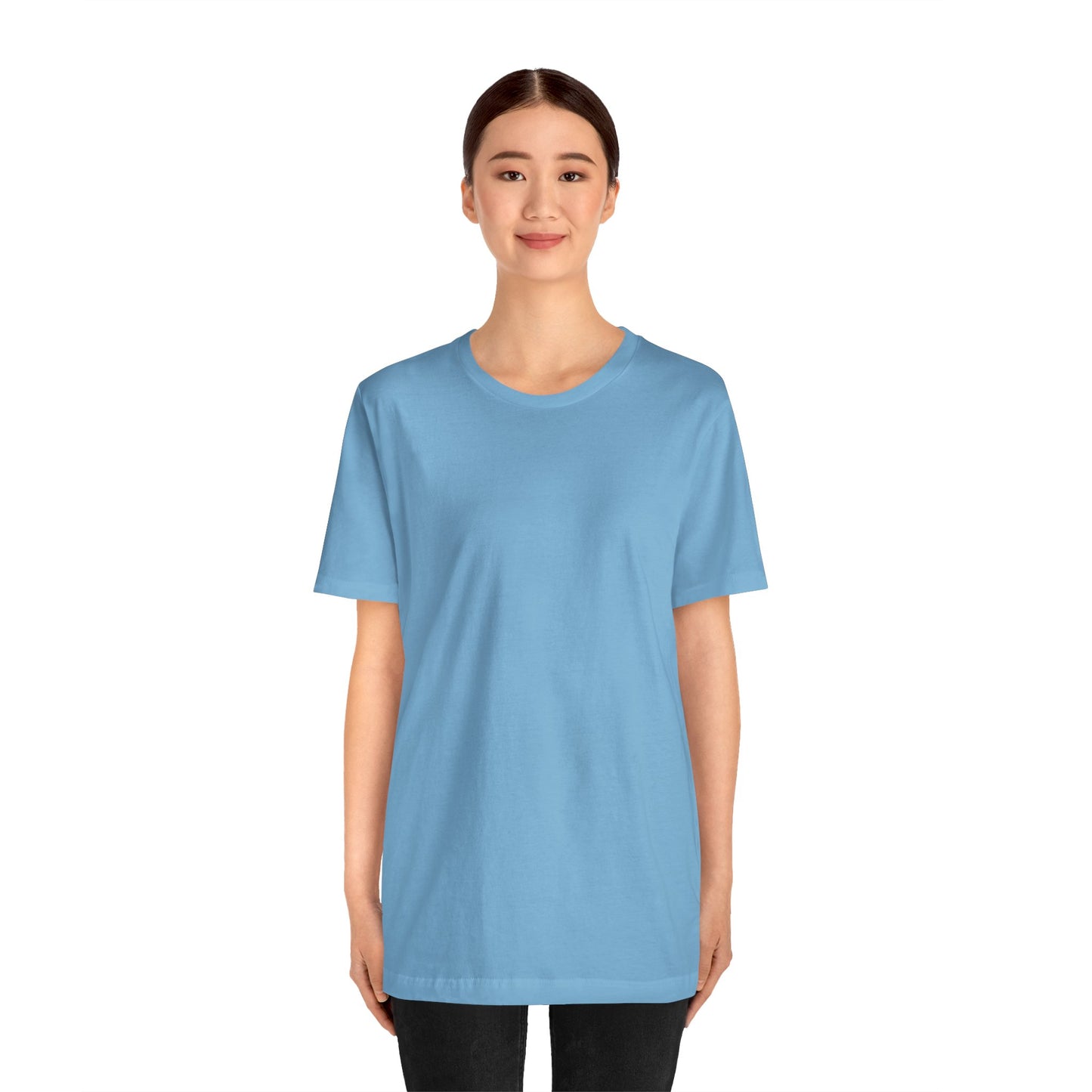 Womens Ocean Blue T Shirts Premium Casual Short Sleeve Shirts Oversized Tops