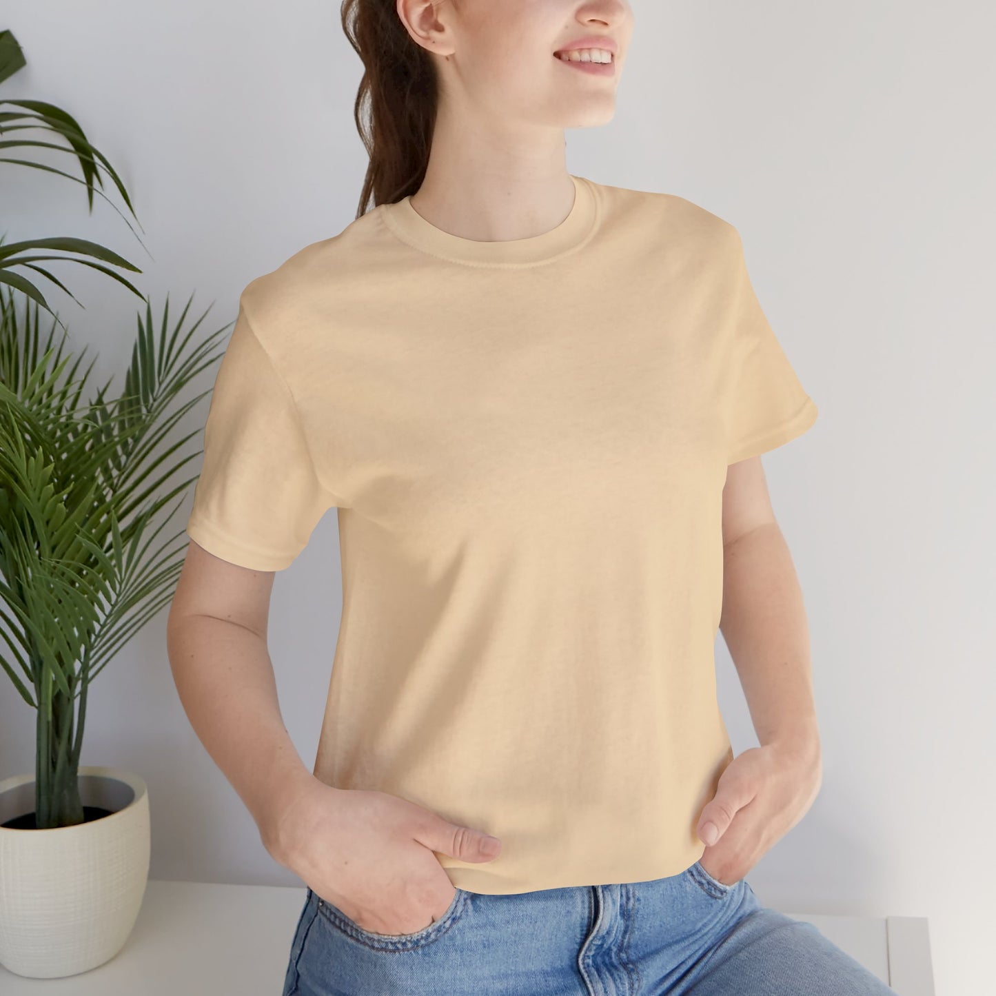 Womens Cream T Shirts Premium Casual Short Sleeve Shirts Oversized Tops