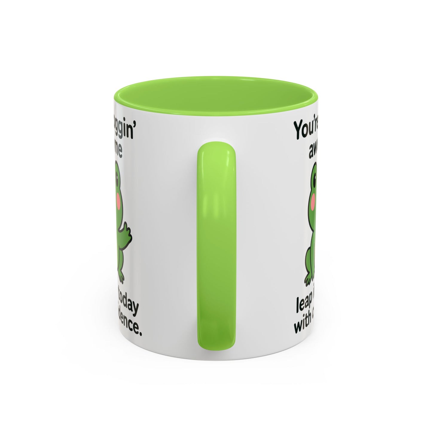 You're Froggin' Awesome Positive Affirmation Gift Colorful 11oz Mugs