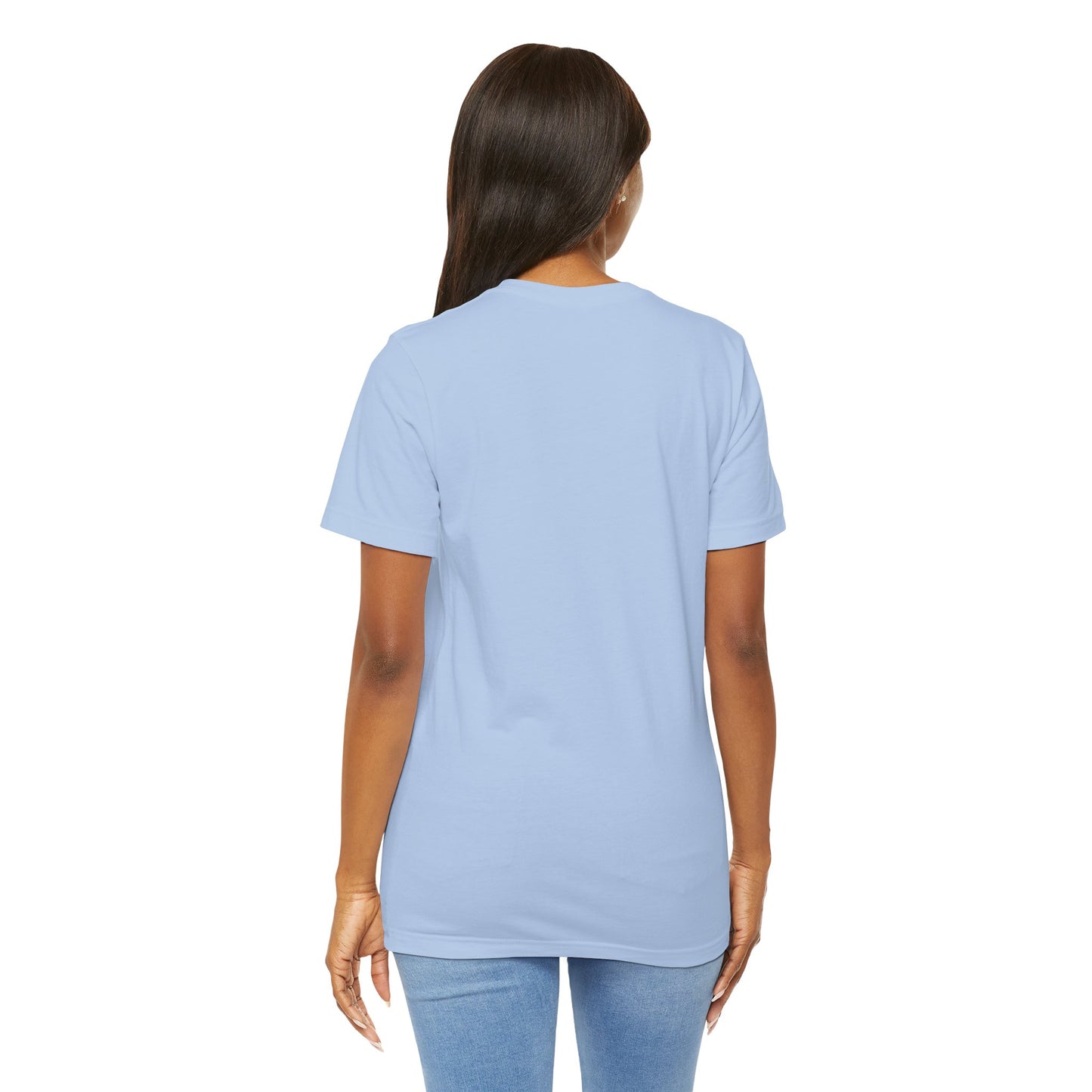 Womens Baby Blue T Shirts Premium Casual Short Sleeve Shirts Oversized Tops