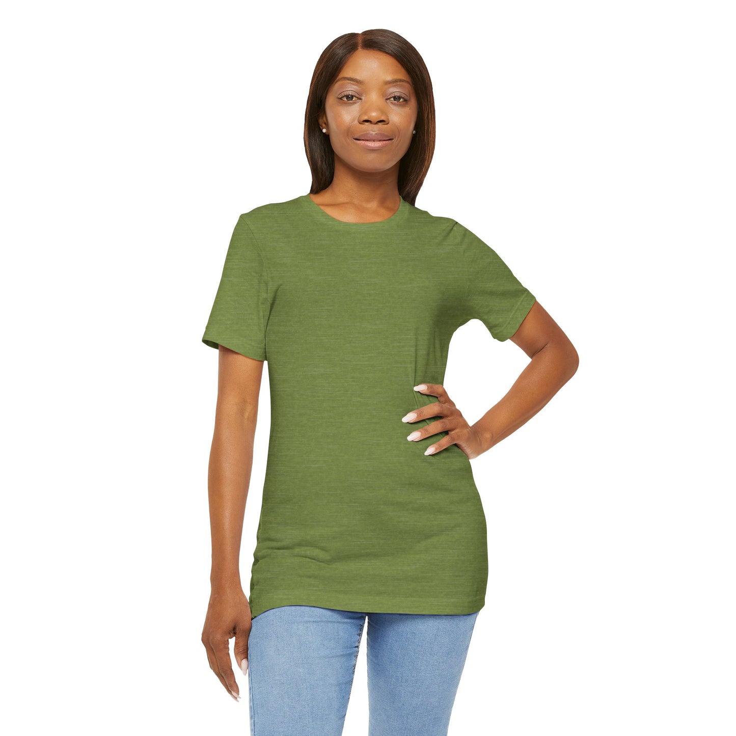 Womens Heather Green T Shirts Premium Casual Short Sleeve Shirts Oversized Tops