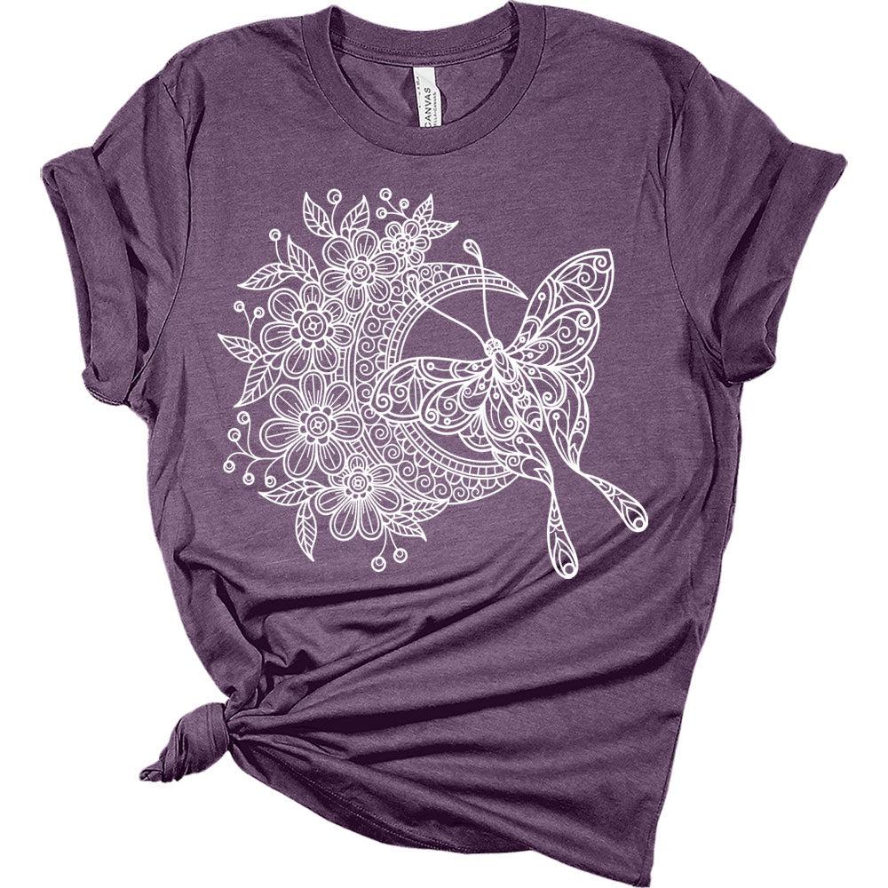 Women's Mandala Butterfly Shirt