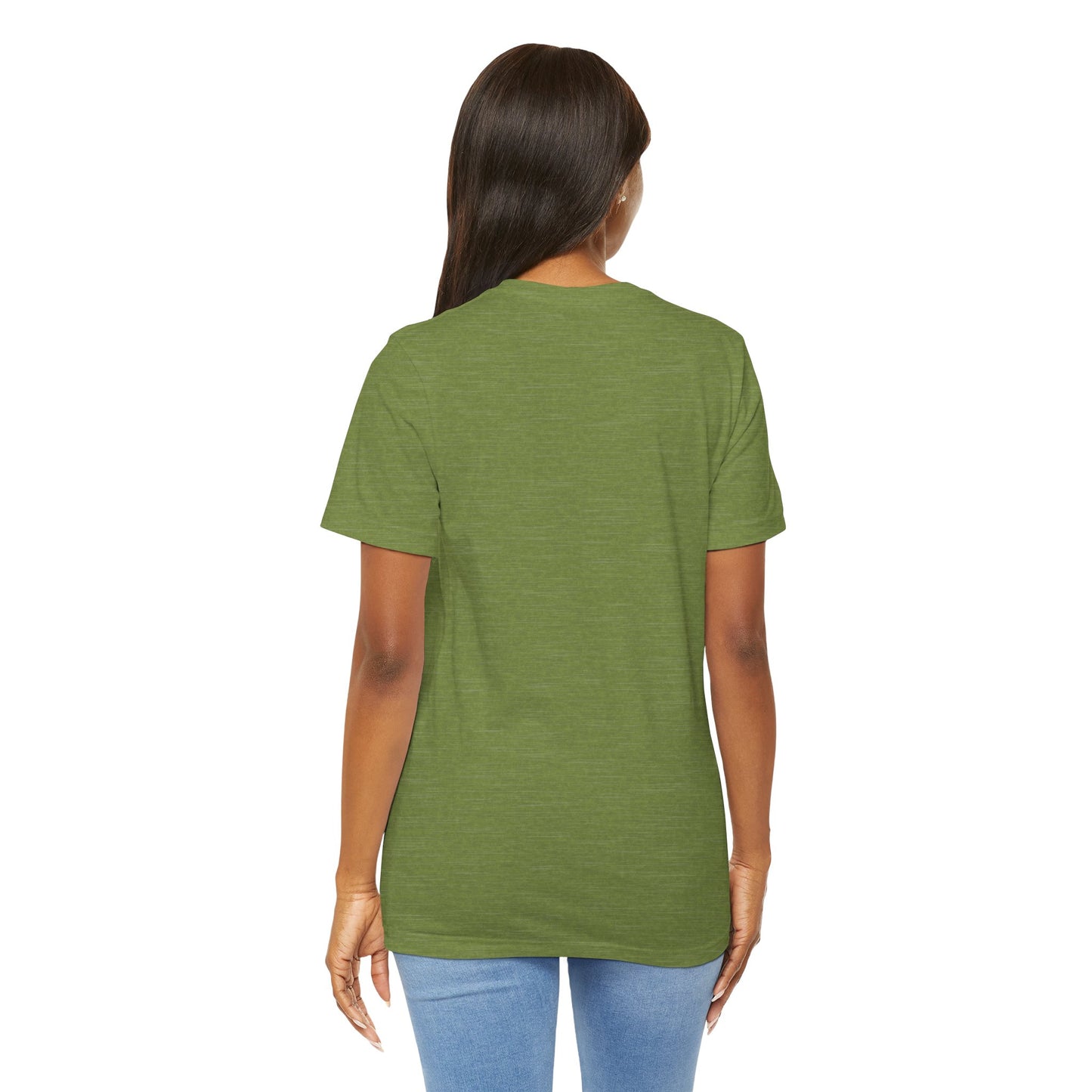 Womens Heather Green T Shirts Premium Casual Short Sleeve Shirts Oversized Tops