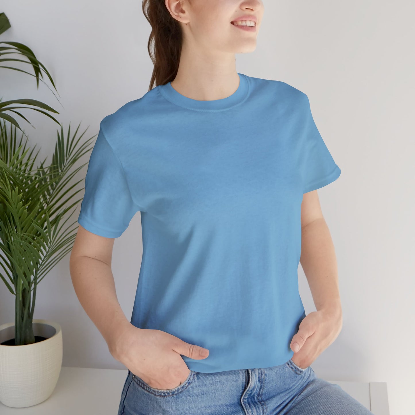 Womens Ocean Blue T Shirts Premium Casual Short Sleeve Shirts Oversized Tops