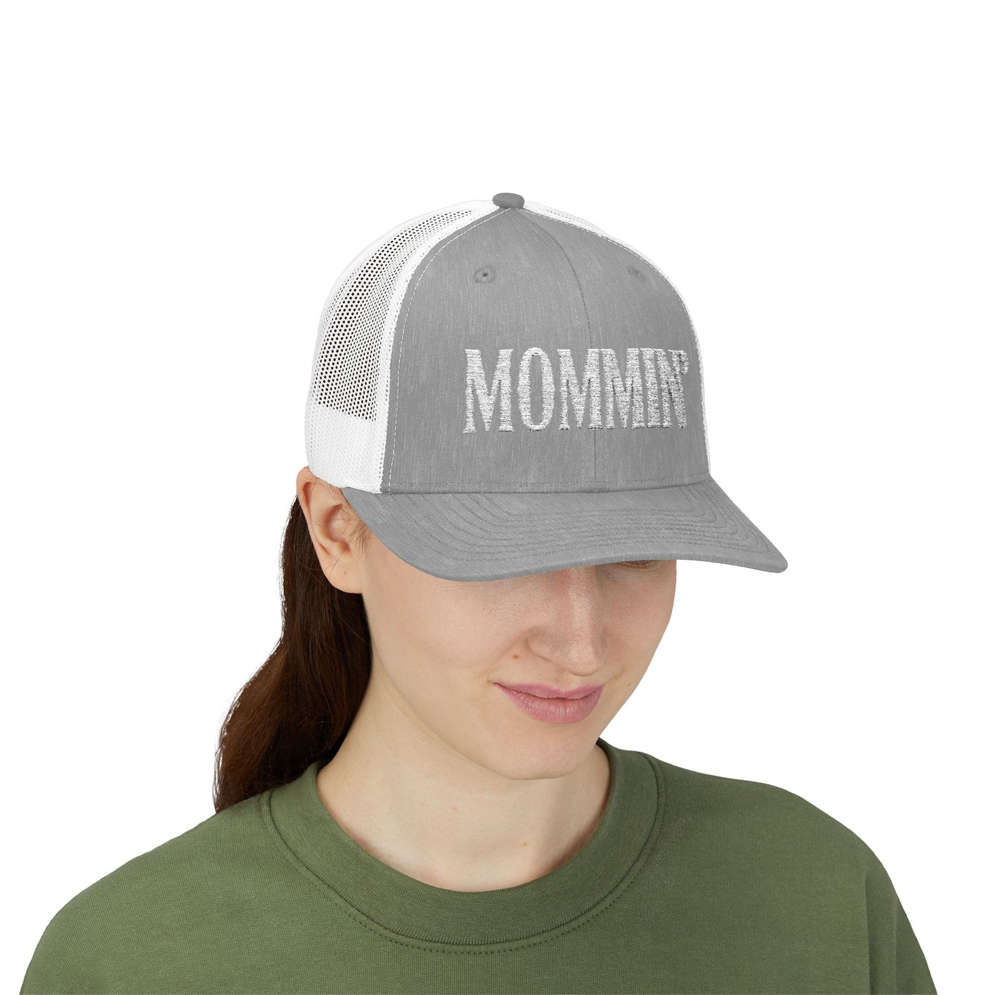 Mommin Trucker Hat For Women Trendy Vintage Embroidered Cute Premium Cute Baseball Caps