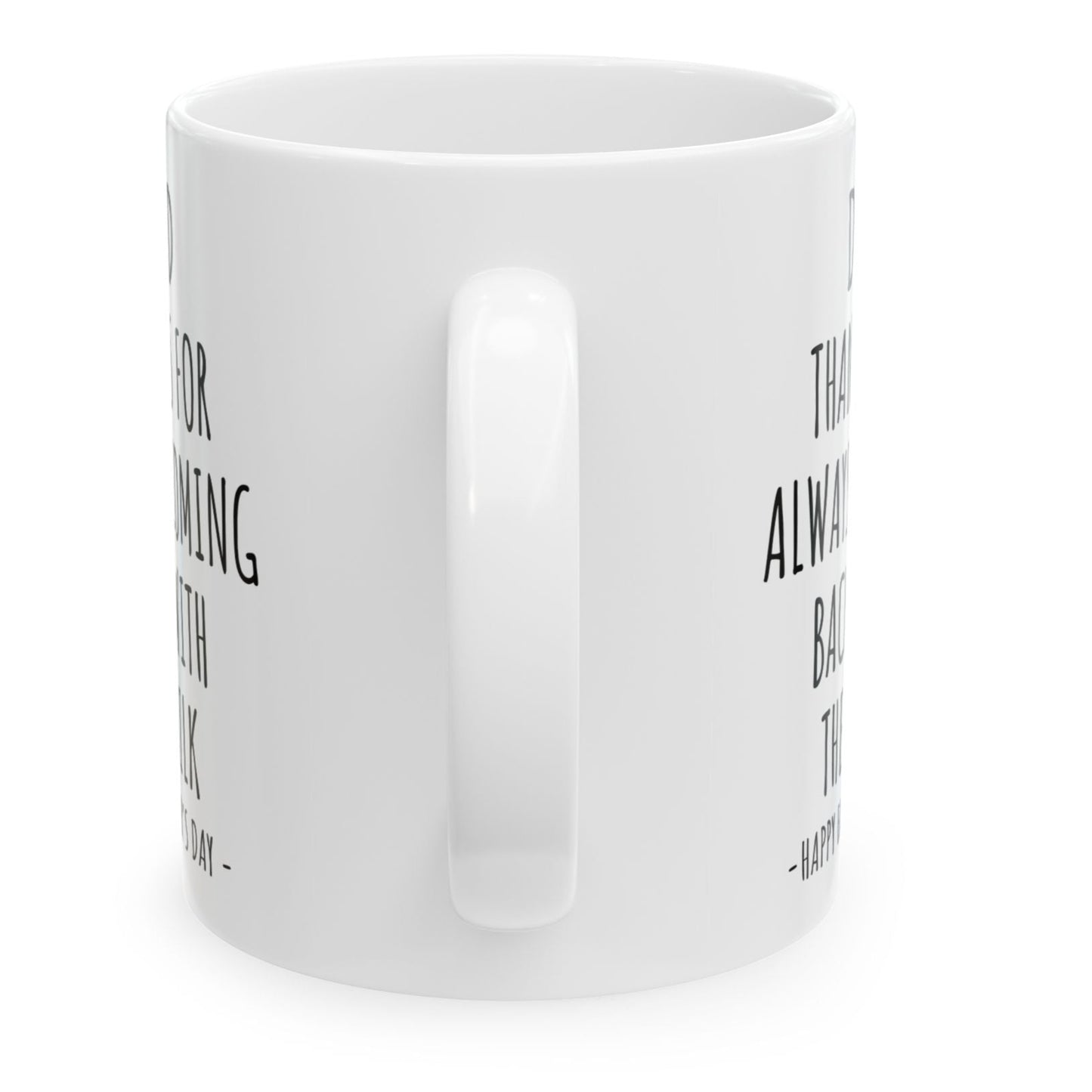 Dad Thanks For Coming Back With The Milk Funny Gift Mug 11oz Unique Coffee Cup