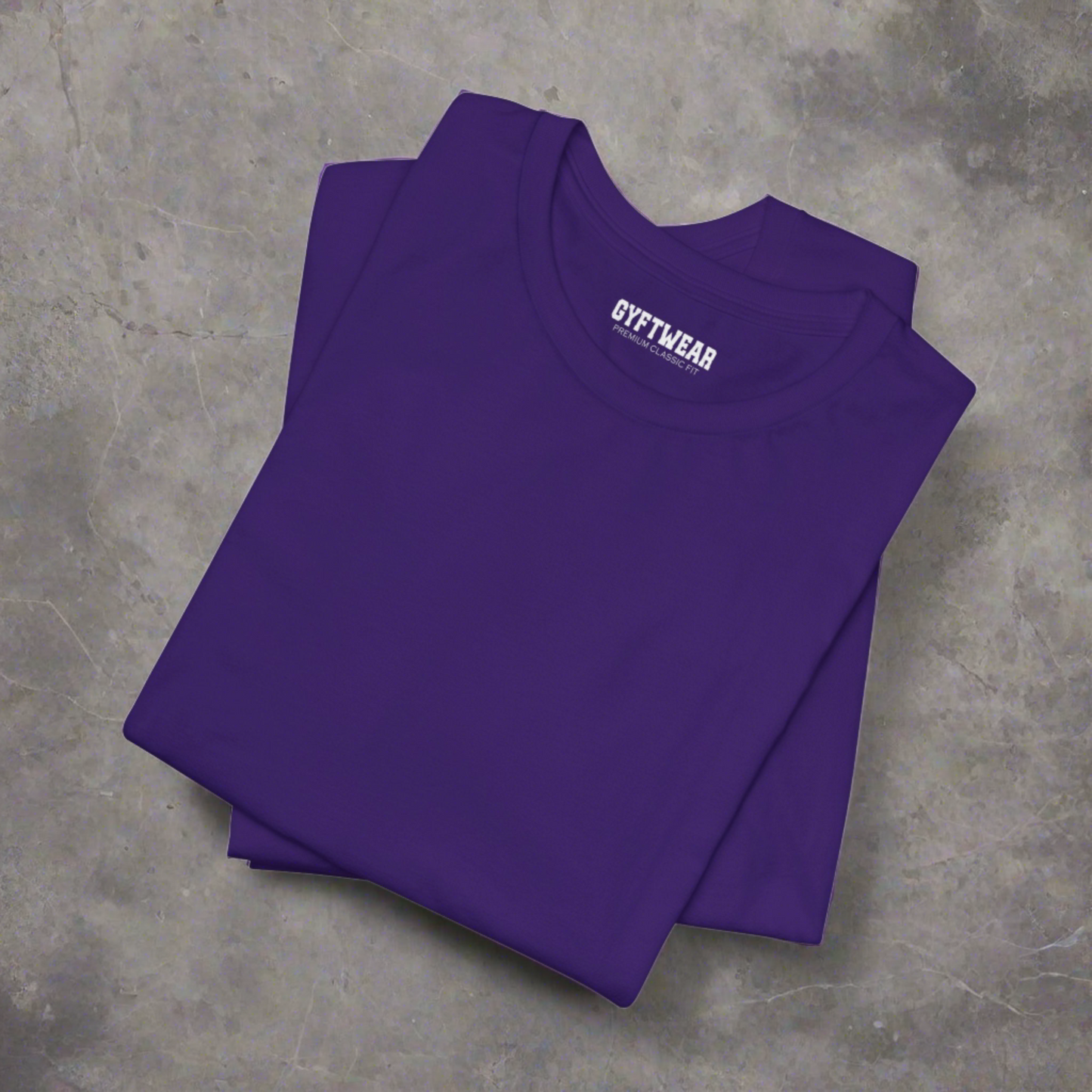 Men's Purple T Shirts Premium Casual Short Sleeve Classic Fit Crew Neck Shirts