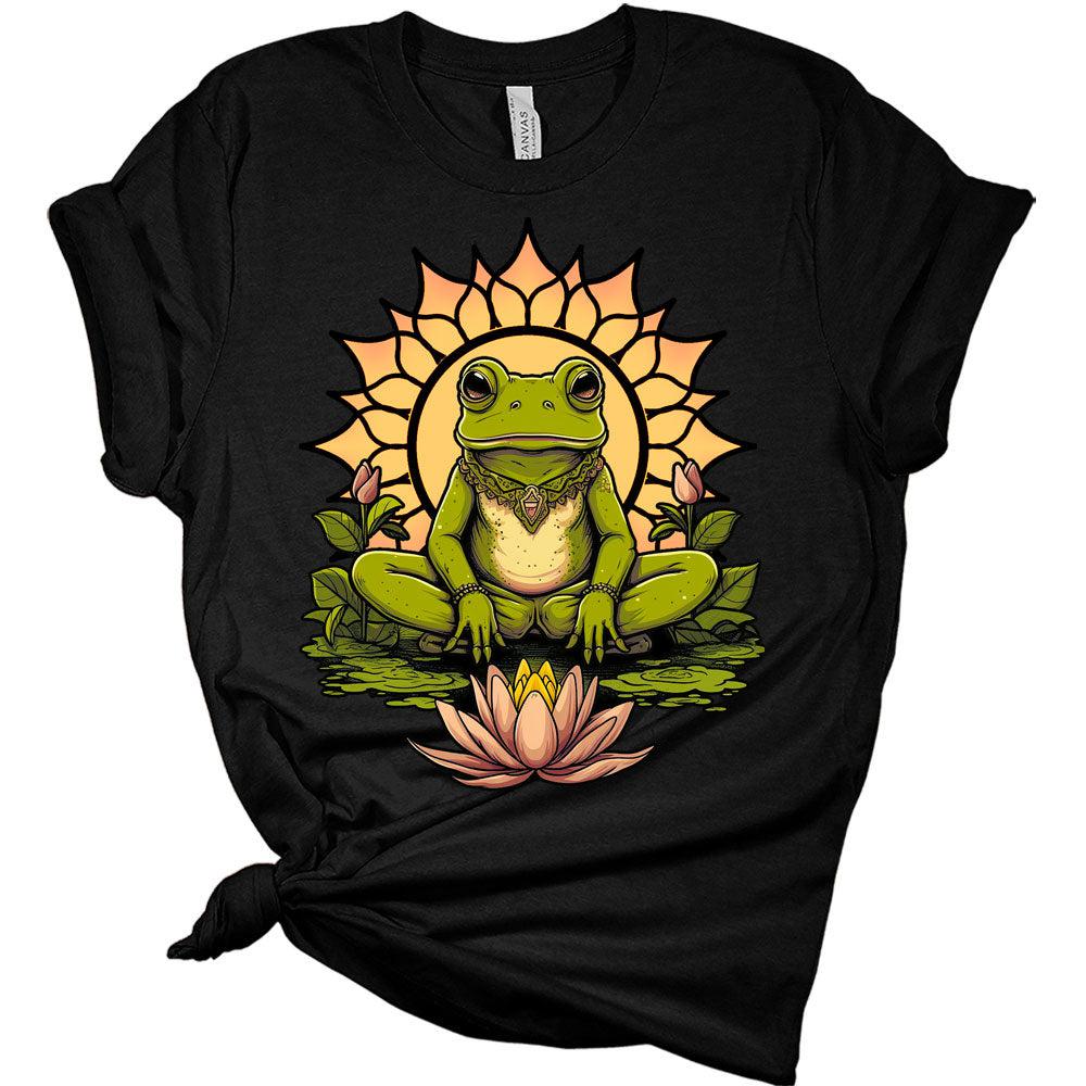 Women's Yoga Shirts Funny Workout Tops Cute Zen Animal Graphic Tees Short Sleeve Summer Tshirts for Women