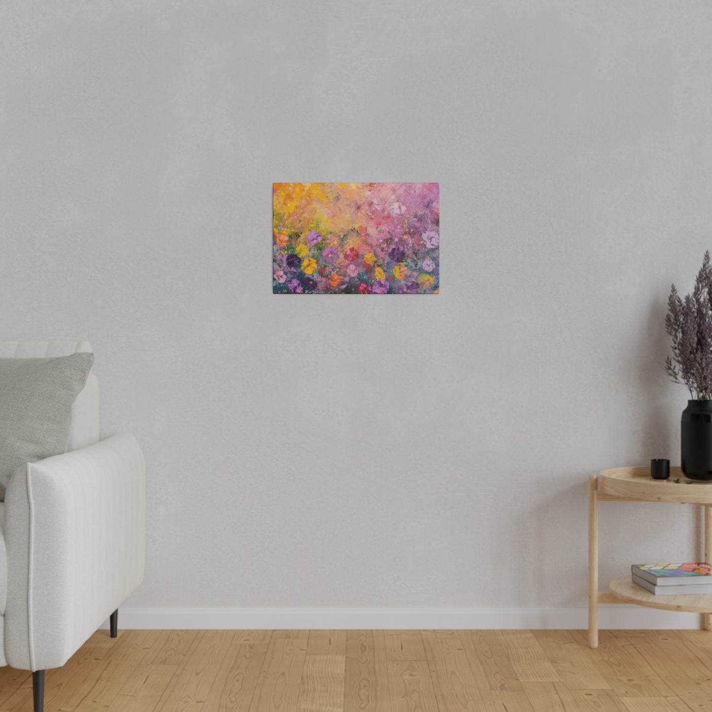 Floral Abstract Picture Canvas Print Wall Painting Modern Artwork Canvas Wall Art for Living Room Home Office Décor