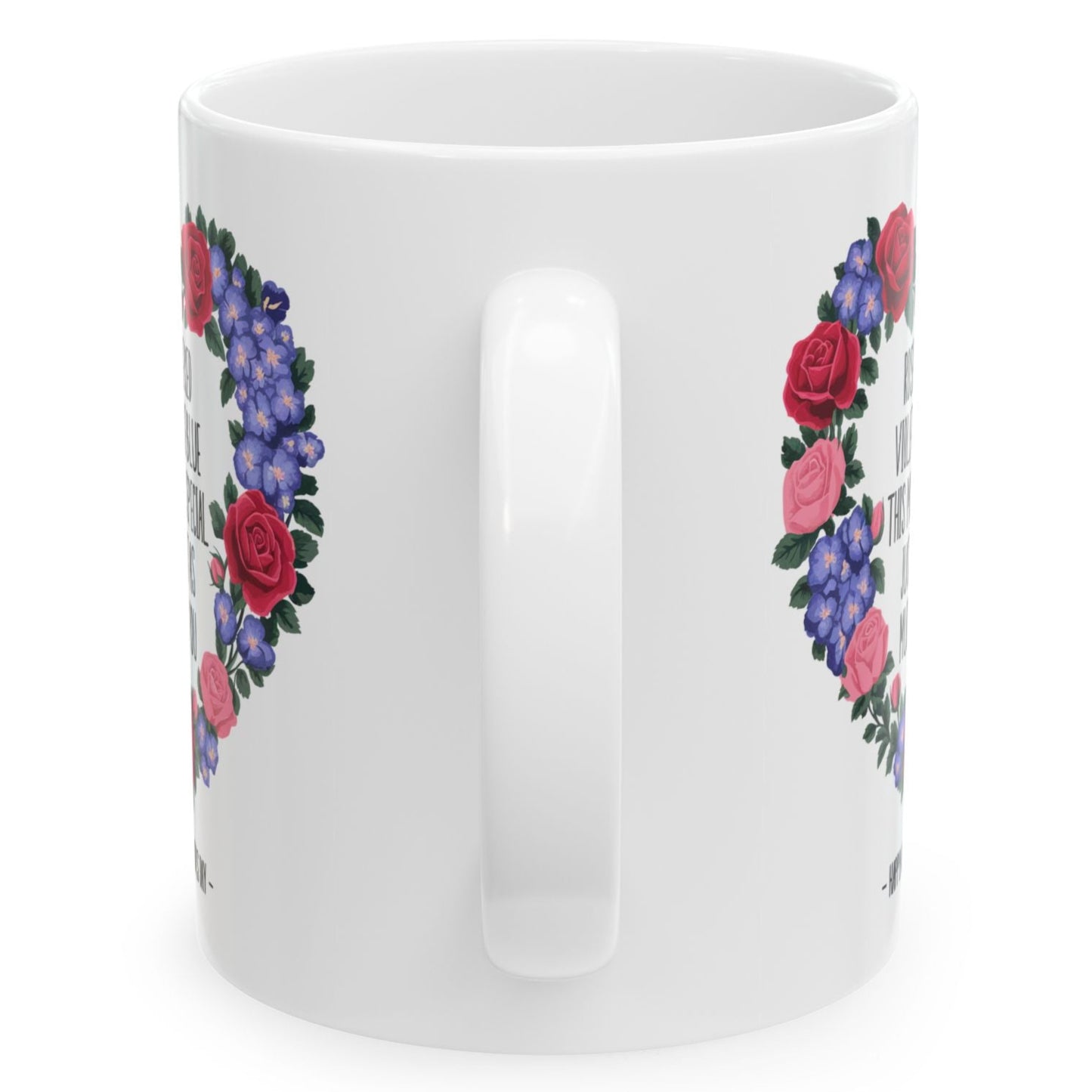 You Are Special Valentine's Day Floral Rose Heart 11oz Unique Coffee Cup Mug