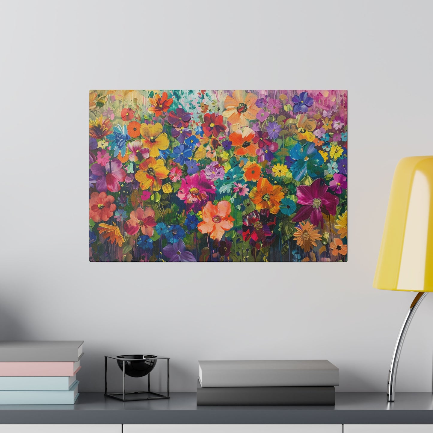 Abstract Floral Canvas Print Wall Painting Modern Artwork Canvas Wall Art for Living Room Home Office Décor