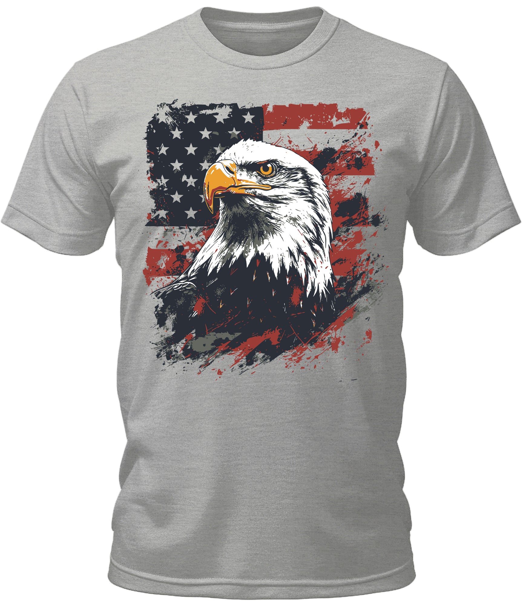 Mens Eagle American Flag Shirt 4th of July Short Sleeve Premium Funny –  GyftWear