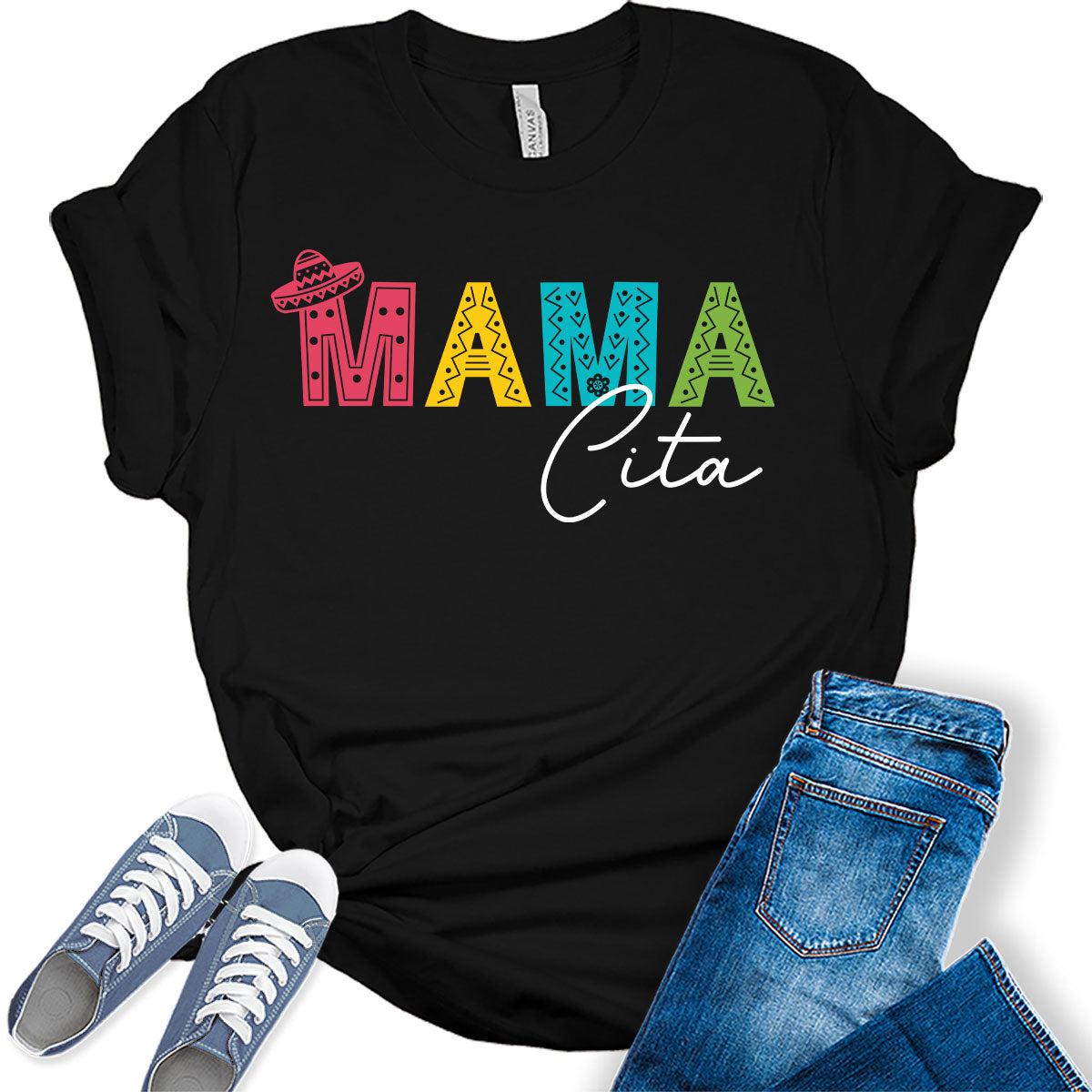 Mamacita T Shirt Cinco de Mayo Shirt Mama Graphic Tees for Women