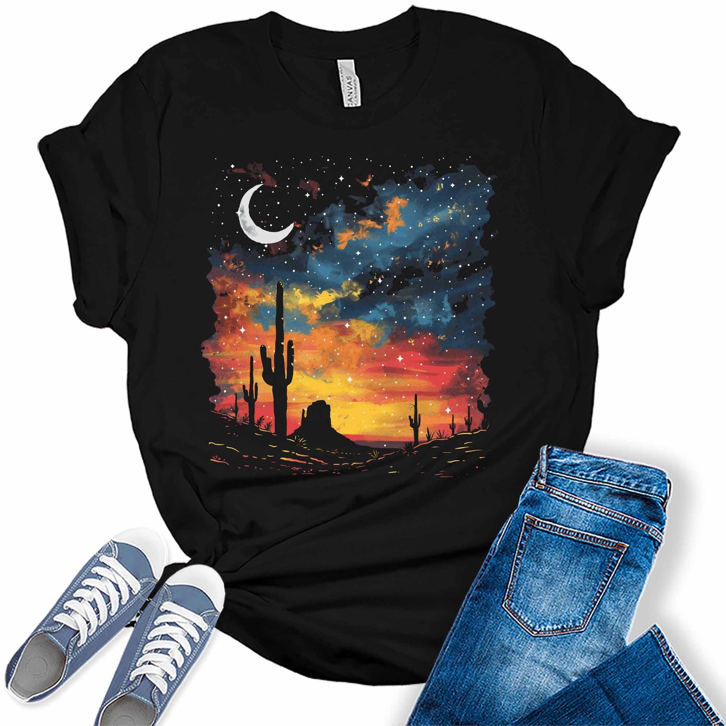 Western Outfit T Shirts Summer Country Rodeo Graphic Tees Bella Plus Size Tops For Women