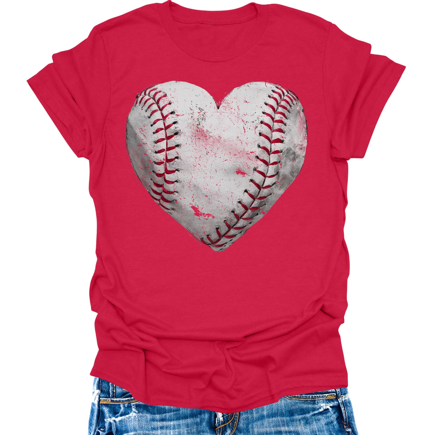 Baseball Shirts Women Baseball Mom Tshirt Baseball Heart Graphic Tee Game Day Gifts Funny Short Sleeve Tops