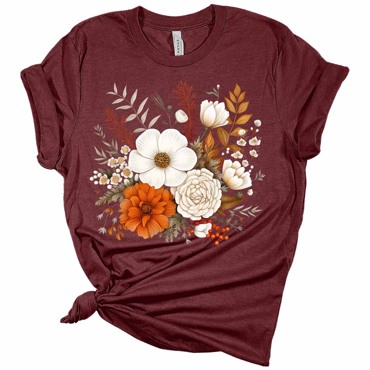 Fall Floral Women's Graphic Tee