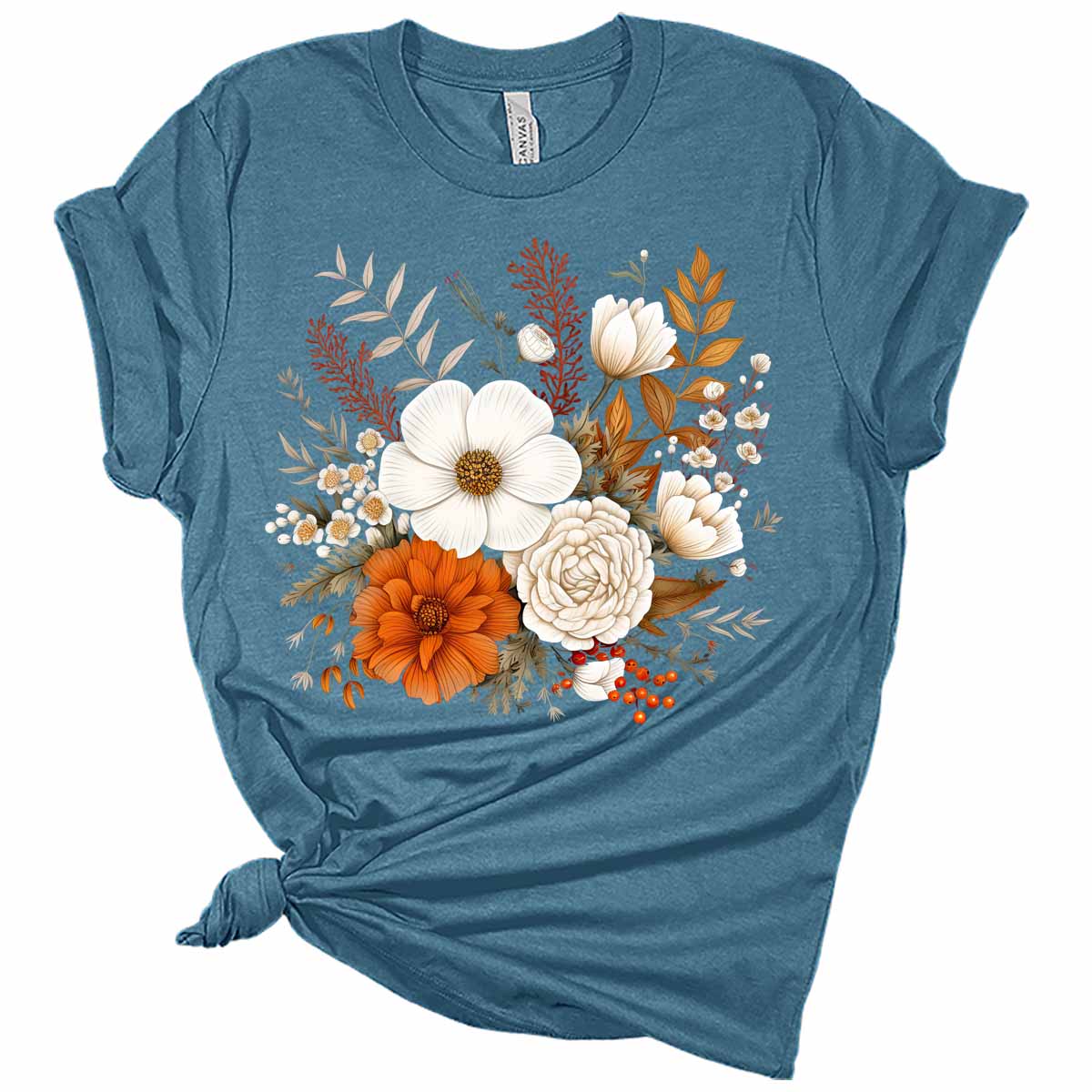 Fall Floral Women's Graphic Tee