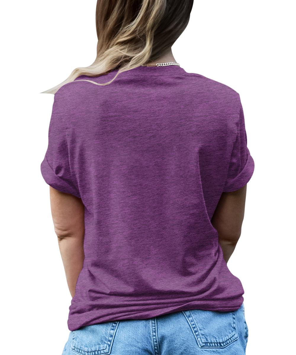 Women's Dandelion Graphic Shirts Wildflower Casual Summer Tops