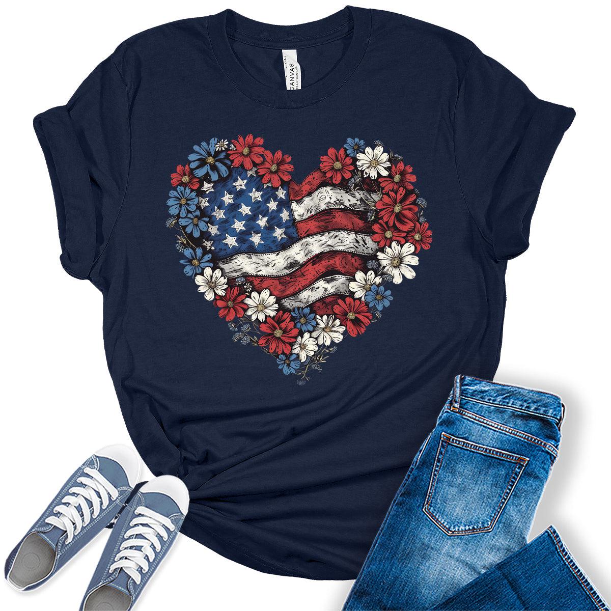 Womens 4th of July Graphic Tees