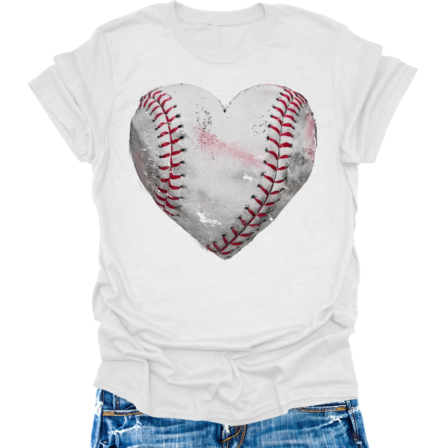 Baseball Shirts Women Baseball Mom Tshirt Baseball Heart Graphic Tee Game Day Gifts Funny Short Sleeve Tops