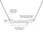 Custom Heart Name Necklace
