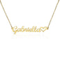 Custom Heart Name Necklace