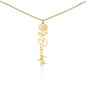 Custom Flower Name Necklace Gifts for Her