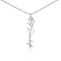 Custom Flower Name Necklace Gifts for Her