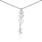 Custom Flower Name Necklace Gifts for Her