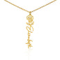 Custom Flower Name Necklace Gifts for Her