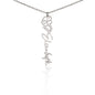Custom Flower Name Necklace Gifts for Her
