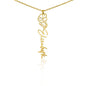 Custom Flower Name Necklace Gifts for Her