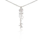 Custom Flower Name Necklace Gifts for Her