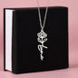 Custom Flower Name Necklace Gifts for Her