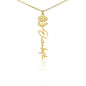 Custom Flower Name Necklace Gifts for Her
