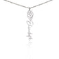 Custom Flower Name Necklace Gifts for Her