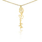 Custom Flower Name Necklace Gifts for Her