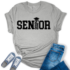 2024 Class Senior Graduation Shirt Women Graphic Tees