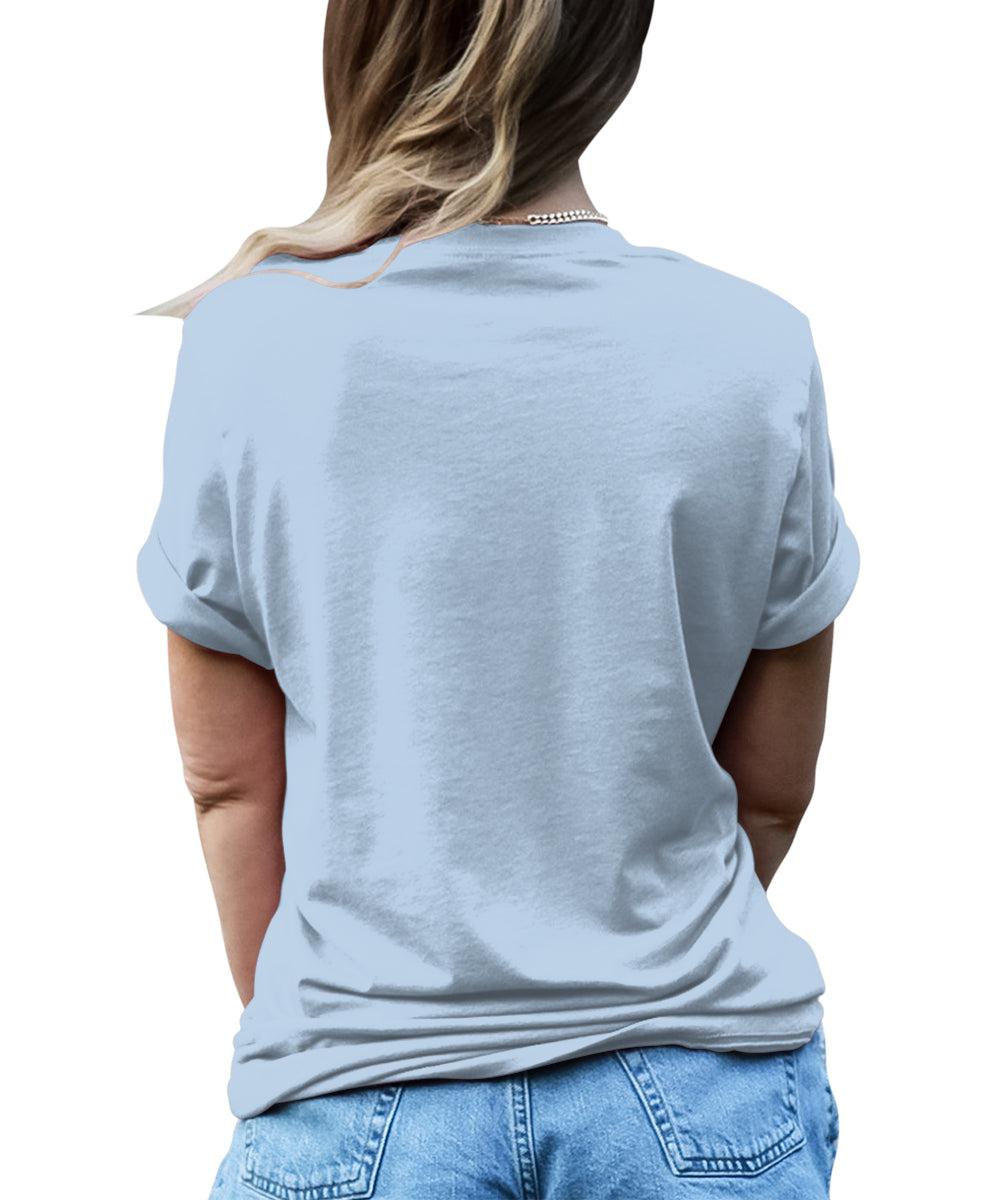 Women's Dandelion Graphic Shirts Wildflower Casual Summer Tops