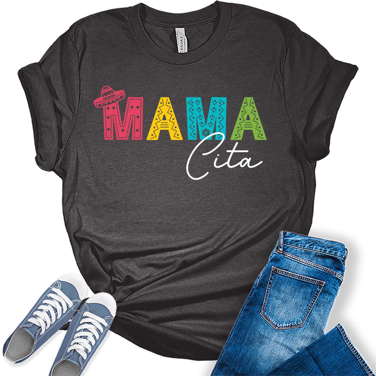 Mamacita T Shirt Cinco de Mayo Shirt Mama Graphic Tees for Women