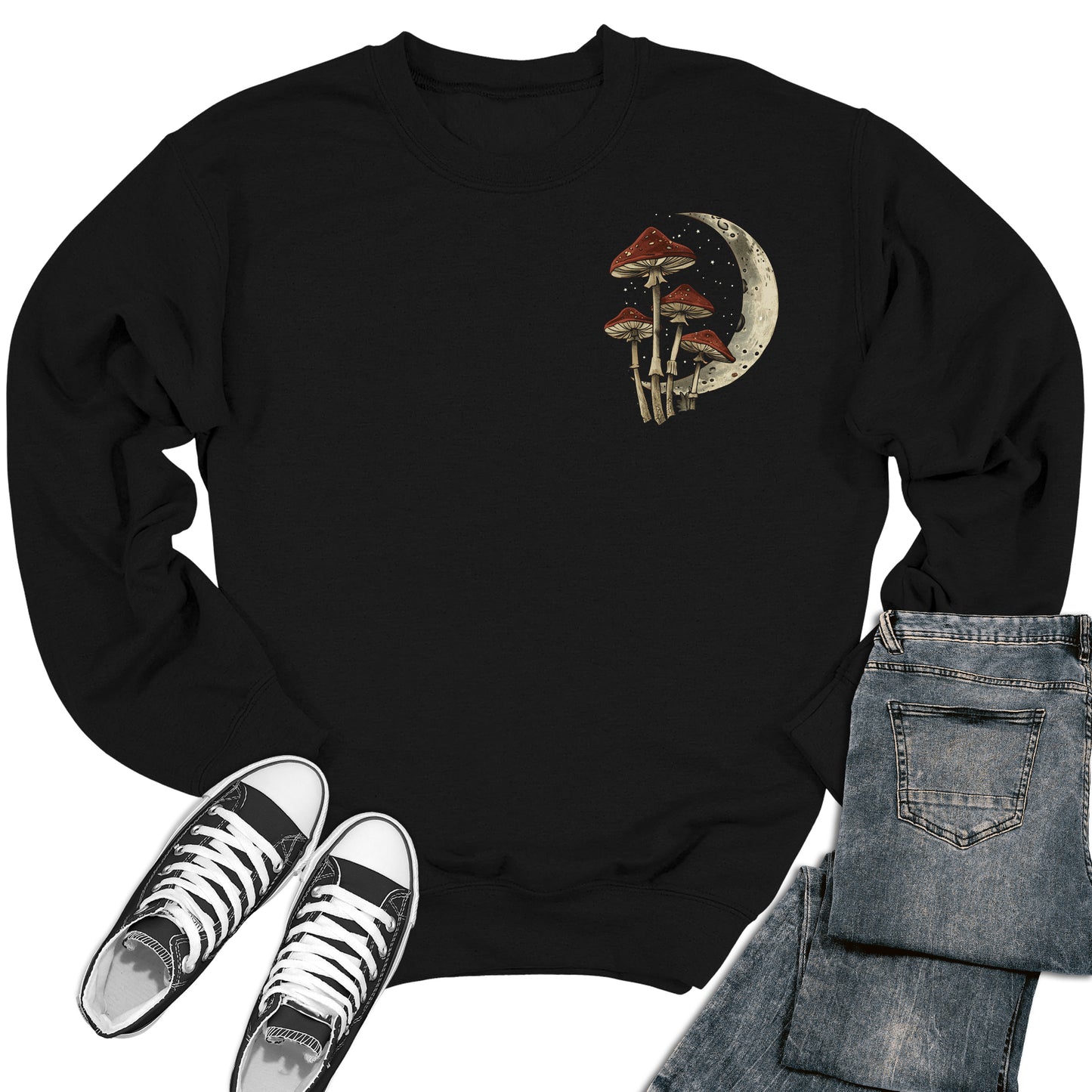 Women's Floral Nature Crewneck Sweatshirt