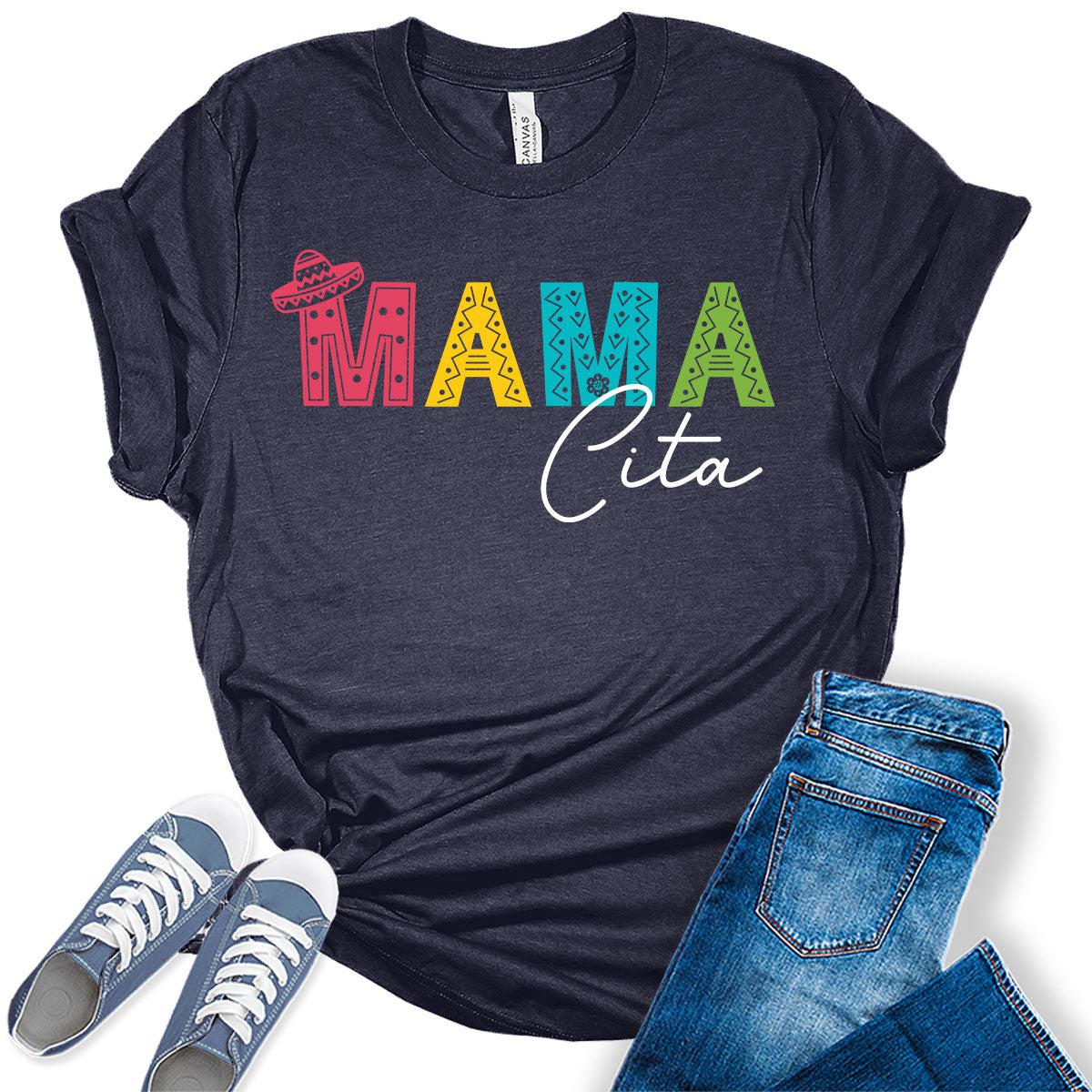 Mamacita T Shirt Cinco de Mayo Shirt Mama Graphic Tees for Women
